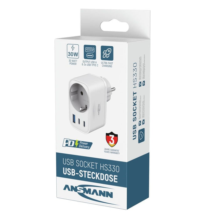 EAN 4013674222261 - Ansmann HS330 Tableta, Smartphone Blanco Corriente alterna Carga rápida Interior imagen 4