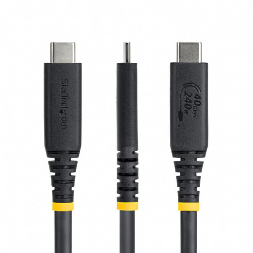 EAN 0065030919753 - StarTech.com CC50CM40GUSB4TP cable USB USB4 Gen 3x2 0,5 m USB C 40 Gbit/s imagen 2