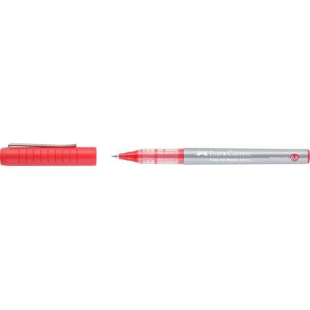 EAN 4005403485030 - Faber-Castell 348503 bolígrafo de punta redonda Bolígrafo retráctil con clip Rojo 1 pieza(s) imagen 2
