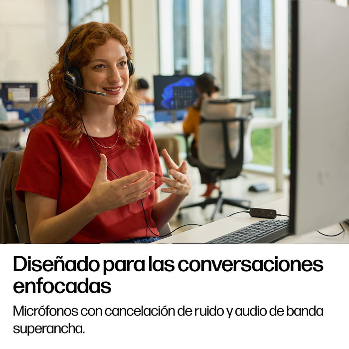 EAN 0199251820830 - HP Poly Mission 615 Monaural USB Wired Headset Alámbrico Diadema Oficina/Centro de llamadas USB Type-C /  imagen 9