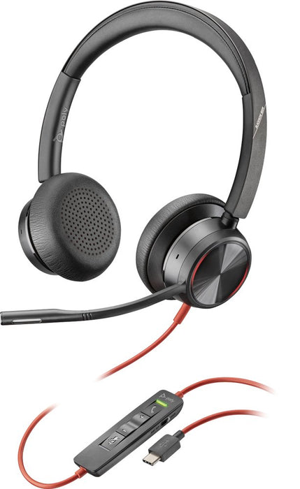 EAN 0017229168480 - Poly Blackwire 8225 Auriculares Alámbrico Diadema Oficina/Centro de llamadas USB Tipo C Negro imagen 1