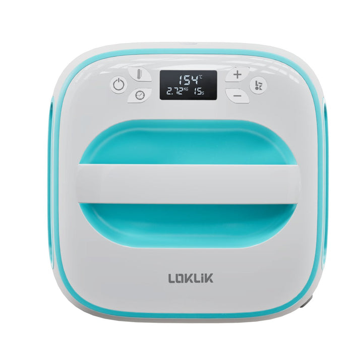 EAN 6976230000216 - LOKLiK SG-RYJ-0140-EU-L-B2B plancha térmica 1200 W Azul, Blanco 255 x 255 mm 210 °C Pantalla incorporada imagen 1