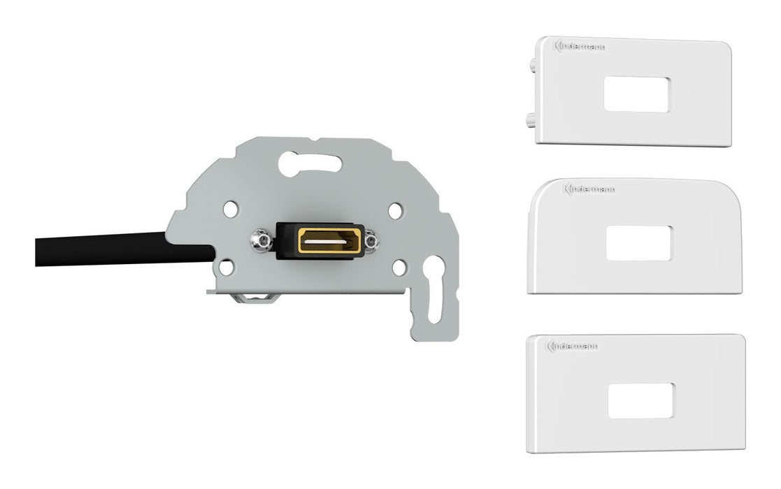 EAN 4021565050688 - Kindermann 7456 000 542 toma de corriente HDMI Plata imagen 2