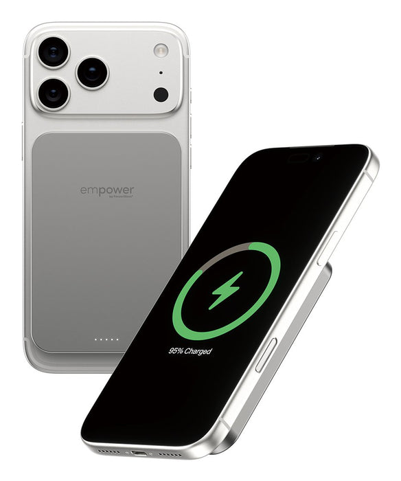 EAN 5715685028366 - PanzerGlass empower™ by ® empower™ Bank | 5000mAh | Titanium Cargador inalámbrico Titanio imagen 4