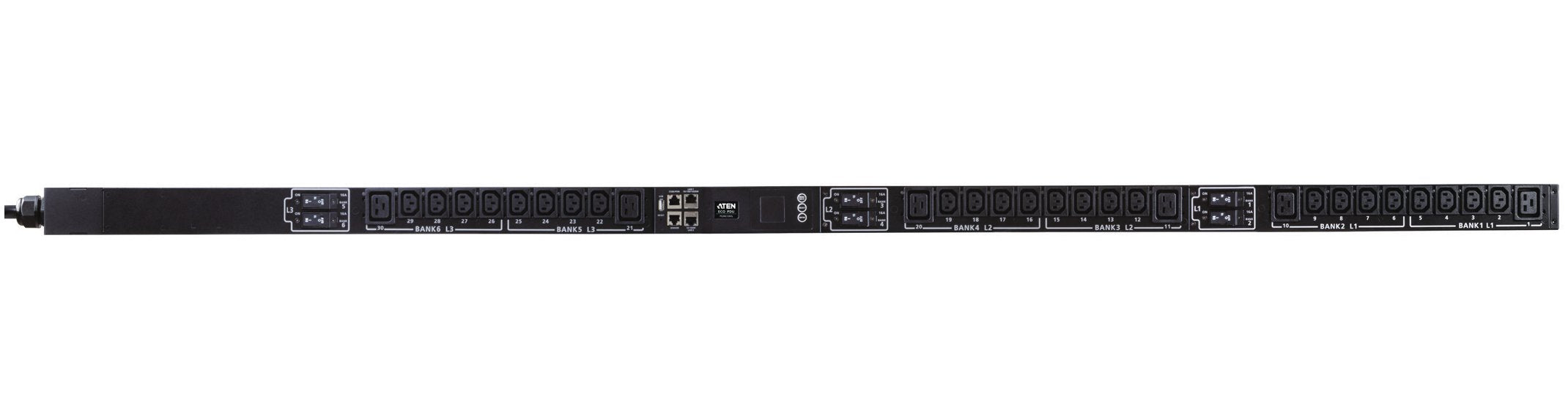 EAN 4710469341786 - ATEN PG98330G-AT unidad de distribución de energía (PDU) 30 salidas AC 0U Negro imagen 1