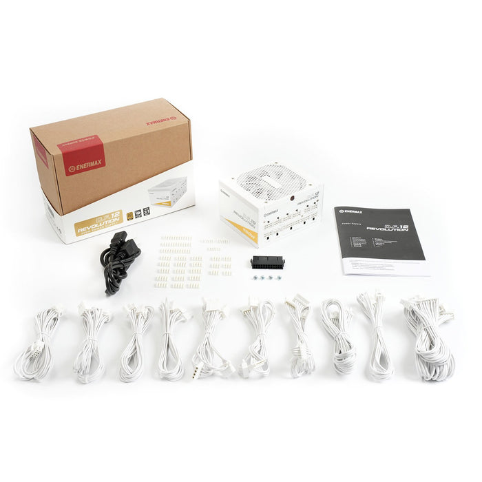 EAN 4713157728029 - Enermax Revolution D.F.12 unidad de fuente de alimentación 850 W 20+4 pin ATX ATX Blanco imagen 11
