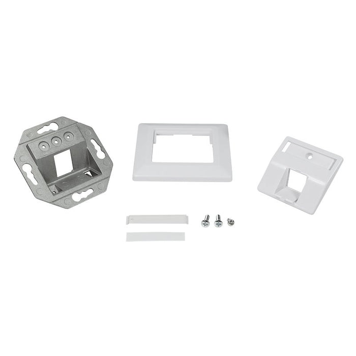 EAN 4052792060775 - LogiLink NK4026 placa de pared y cubierta de interruptor Blanco imagen 3