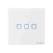 EAN 6920075725230 - Sonoff T0EU3C interruptor de luz Vidrio templado, Policarbonato (PC) Blanco imagen 1