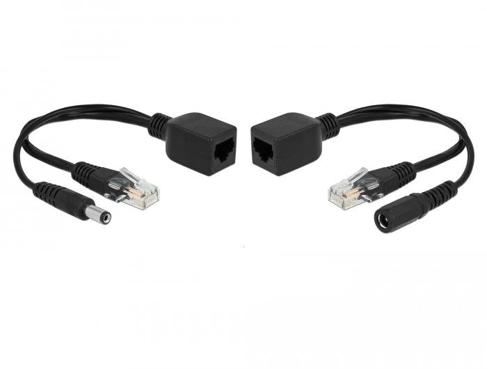 EAN 4043619660230 - DeLOCK 66023 adaptador e inyector de PoE Ethernet rápido imagen 1