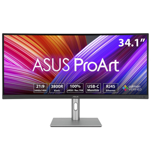 EAN 0197105206403 - ASUS ProArt PA34VCNV pantalla para PC 86,6 cm (34.1") 3440 x 1440 Pixeles UltraWide Quad HD LCD Negro imagen 1