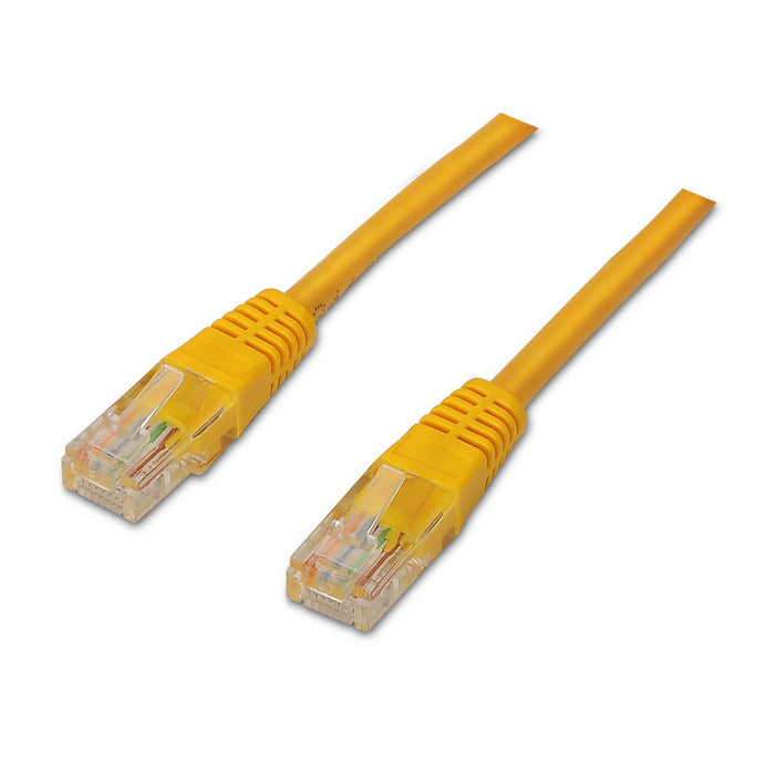 EAN 8436574702521 - AISENS A135-0253 cable de red Amarillo 0,5 m Cat6 U/UTP (UTP) imagen 1