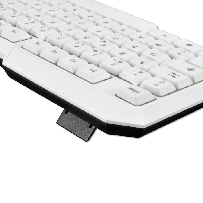 EAN 3700224757410 - MCL ACK-2012/B teclado Ratón incluido Universal USB AZERTY Francés Blanco imagen 2
