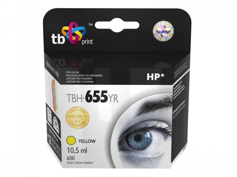 EAN 5901500503501 - TB Print TBH-655YR cartucho de tinta 1 pieza(s) Amarillo imagen 1