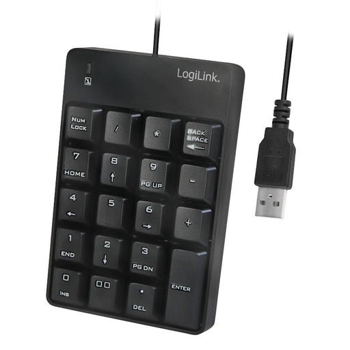 EAN 4052792051636 - LogiLink ID0184 teclado numérico Portátil Negro imagen 1