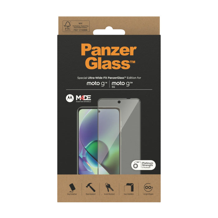 EAN 5711724065811 - PanzerGlass ® Screen Protector Motorola G14 | G54 5G | Ultra-Wide Fit Protector de pantalla 1 pieza(s) imagen 3