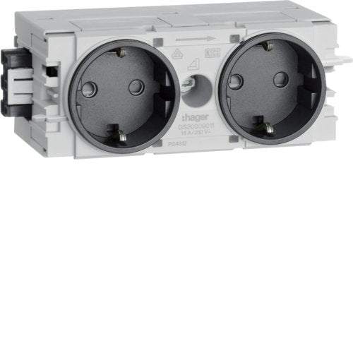 EAN 4012740851176 - Hager GS20009011 toma de corriente Grafito imagen 1