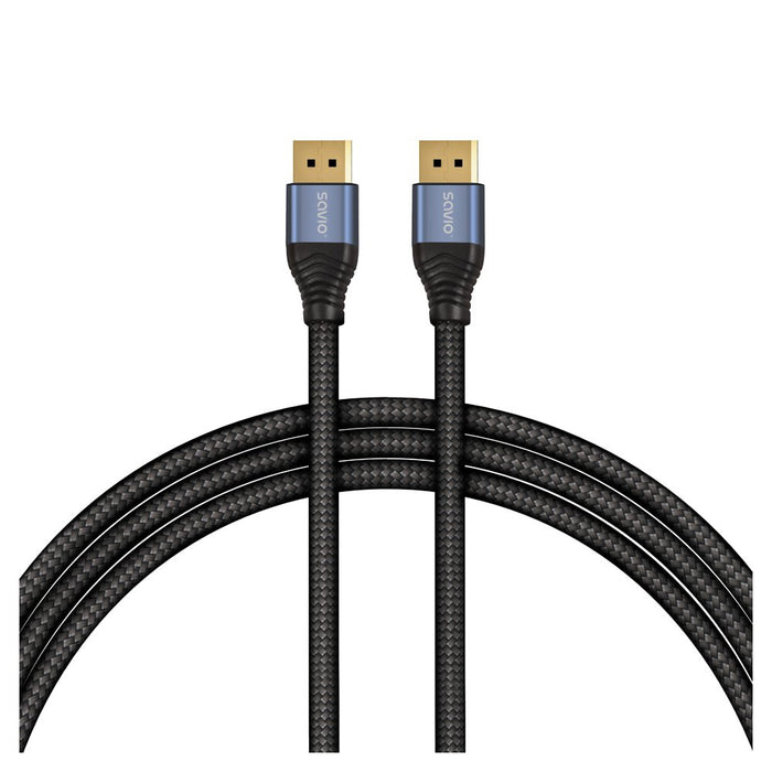 EAN 5907264119972 - Savio CL-210 cable DisplayPort 2 m Negro imagen 1