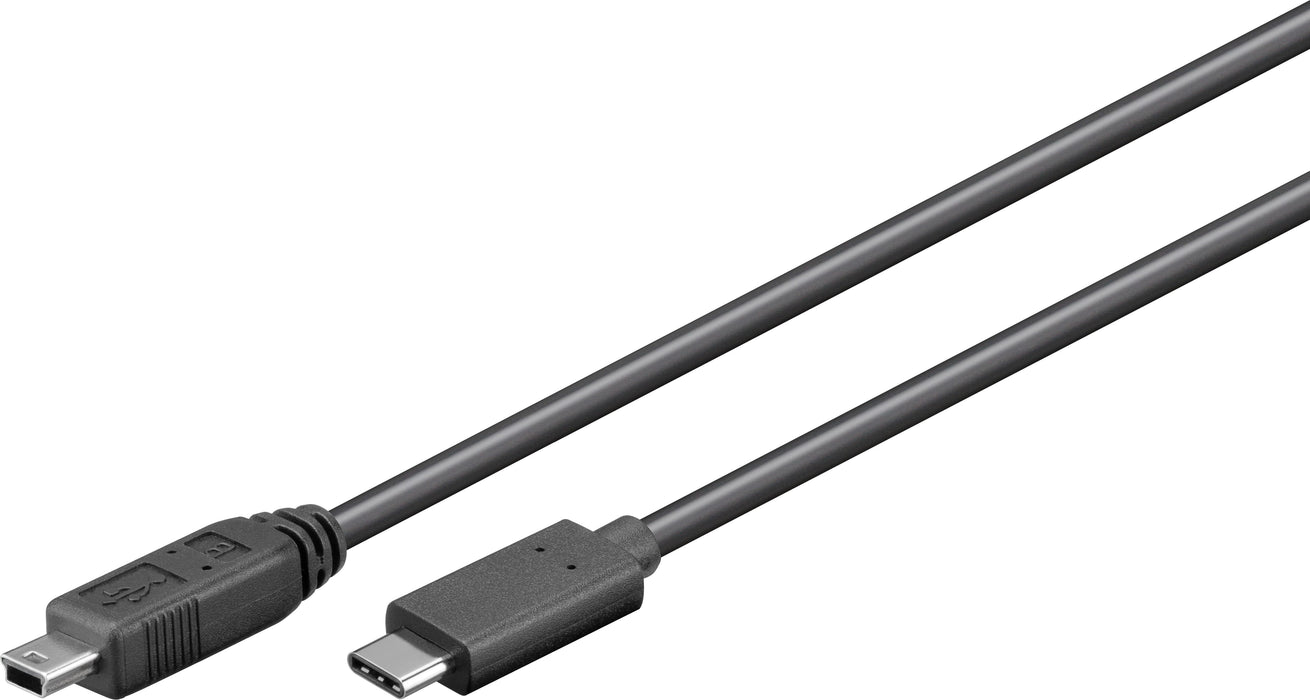 EAN 4040849679896 - Goobay 67989 cable USB USB 2.0 0,5 m Mini-USB B USB C Negro imagen 1