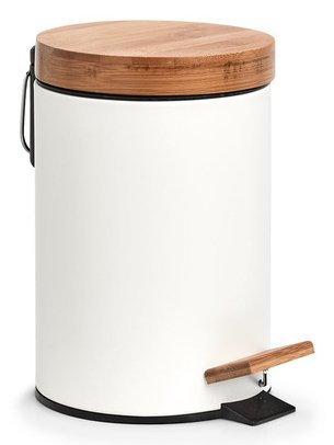 EAN 4003368189086 - Zeller Present 18908 papelera 3 L Alrededor Bamboo, Plancha Blanco, Madera imagen 1