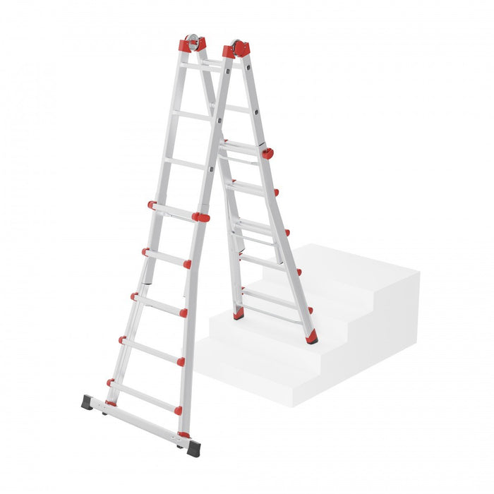 EAN 4007126751928 - Hailo M80 Escalera de extensión Plata imagen 2