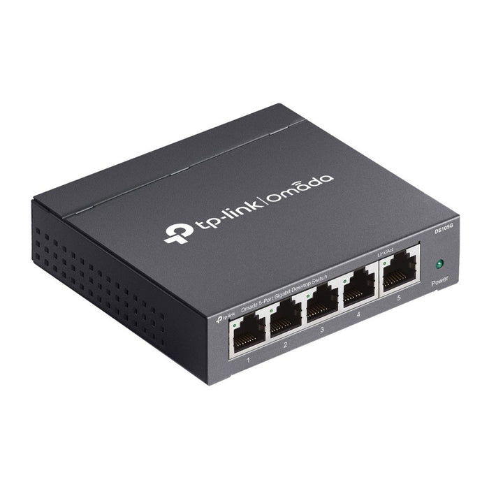 EAN 4895252506785 - TP-Link Omada DS105G switch No administrado Gigabit Ethernet (10/100/1000) Negro imagen 4