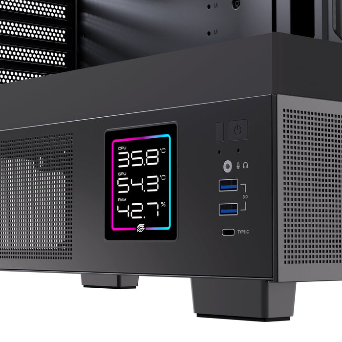 EAN 6977277360066 - Einarex EXCS-PR-51DR-B carcasa de ordenador Midi Tower Negro imagen 6