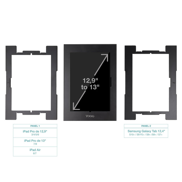 EAN 8433281017184 - TooQ TQATTE2601-M-B soporte de seguridad para tabletas 33 cm (13") imagen 3