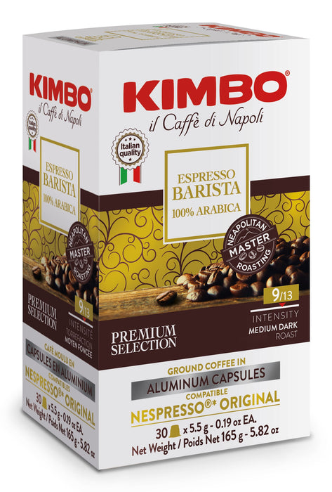 EAN 8002200141745 - Kimbo Espresso Barista 100% Arabica Cápsula de café Medium-dark roast 30 pieza(s) imagen 1