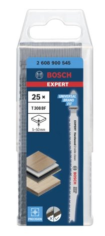 EAN 4059952537696 - Bosch T 308 BF Hoja de sierra de vaivén Bimetálico 25 pieza(s) imagen 1