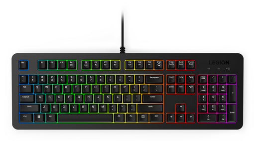 EAN 0195892097143 - Lenovo K310 teclado Juego USB Inglés de EE. UU. Negro imagen 1