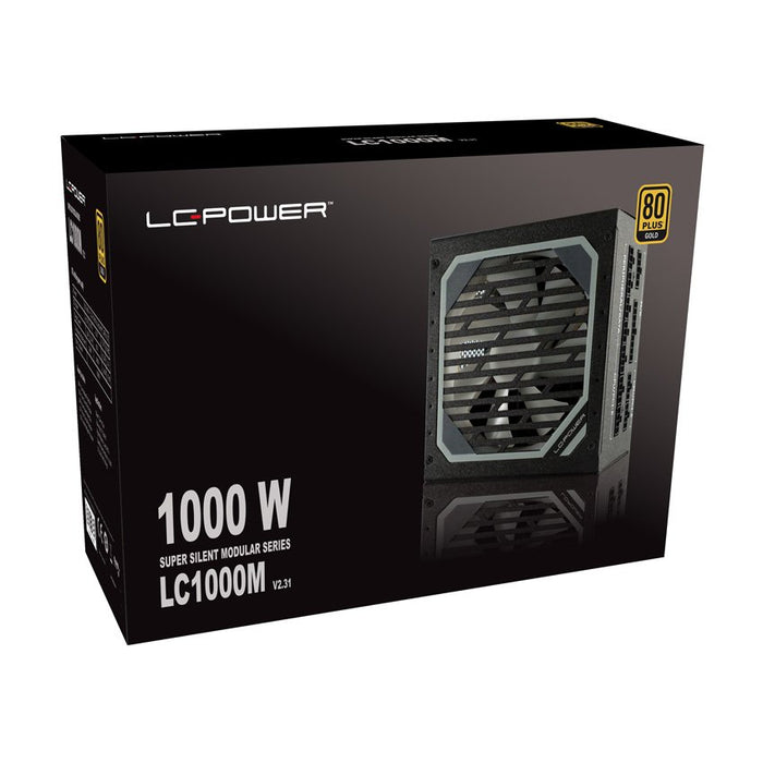 EAN 4260070128684 - LC-Power LC1000M V2.31 unidad de fuente de alimentación 1000 W 20+4 pin ATX ATX Negro imagen 7