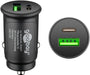 EAN 4040849556340 - Goobay 55634 cargador de dispositivo móvil Smartphone, Tableta Negro Encendedor de cigarrillos Carga rápi imagen 1