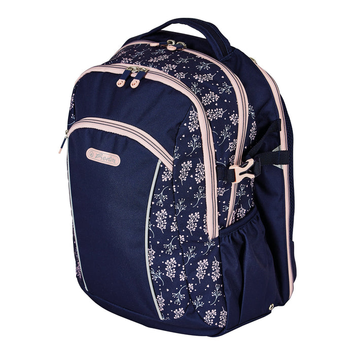 EAN 4008110283142 - Herlitz Ultimate Blossom mochila Mochila escolar Beige, Marina Poliéster imagen 1