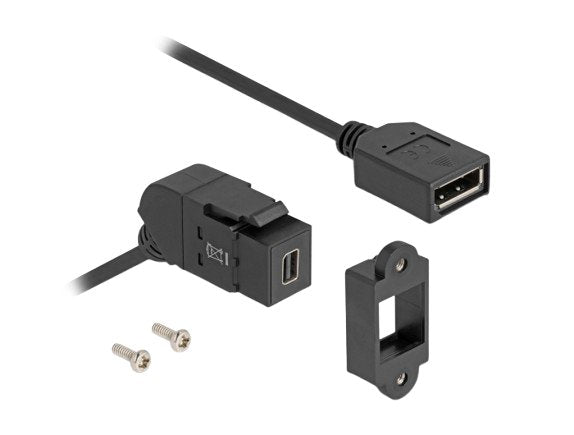 EAN 4043619671557 - DeLOCK 67155 cambiador de género para cable Mini DisplayPort DisplayPort Negro imagen 1