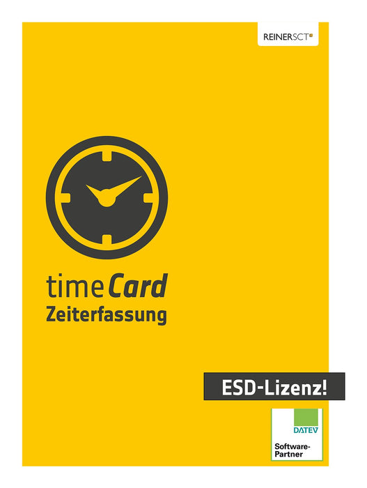 EAN 4011170084192 - Reiner SCT timeCard time recording annual license, 50 employees, ESD, 1 year Comercial 1 licencia(s) Desc imagen 1