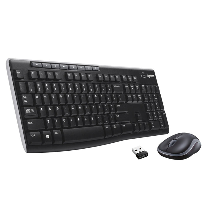 EAN 5099206039148 - Logitech 920-004508 teclado Ratón incluido Hogar RF inalámbrico QWERTY Internacional de EE.UU. Negro, Pla imagen 1