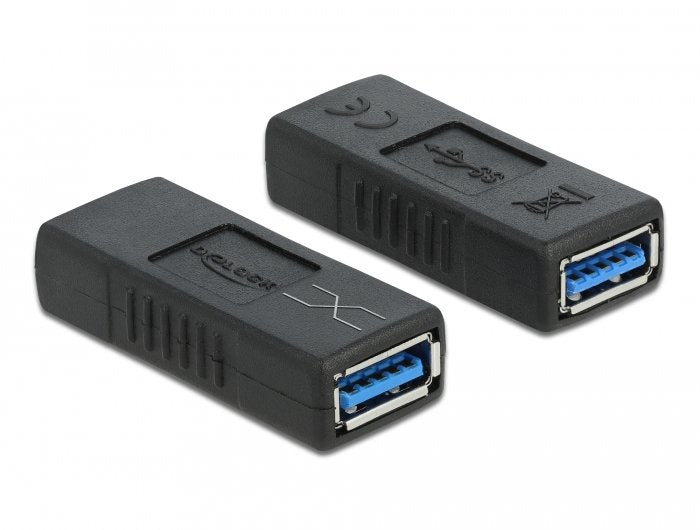 EAN 4043619666416 - DeLOCK 66641 cambiador de género para cable USB 3.0 Type-A Negro imagen 1