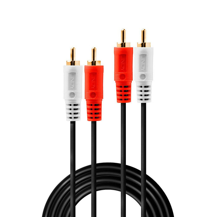 EAN 4002888356633 - Lindy 35663 cable de audio 5 m 2 x RCA Negro, Rojo, Blanco imagen 2