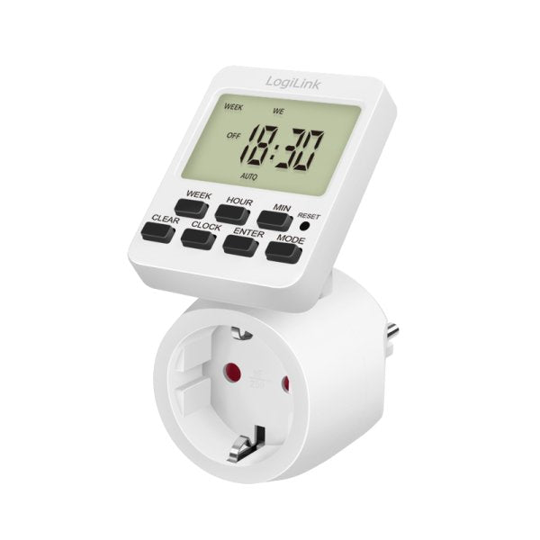 EAN 4052792070095 - LogiLink ET0014 contador eléctrico Blanco Programador eléctrico diario/semanal imagen 1