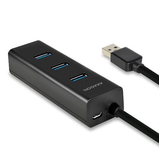 EAN 8595247903679 - Axagon HUE-S2BP hub de interfaz USB 3.2 Gen 1 (3.1 Gen 1) Type-A 5000 Mbit/s Negro imagen 2