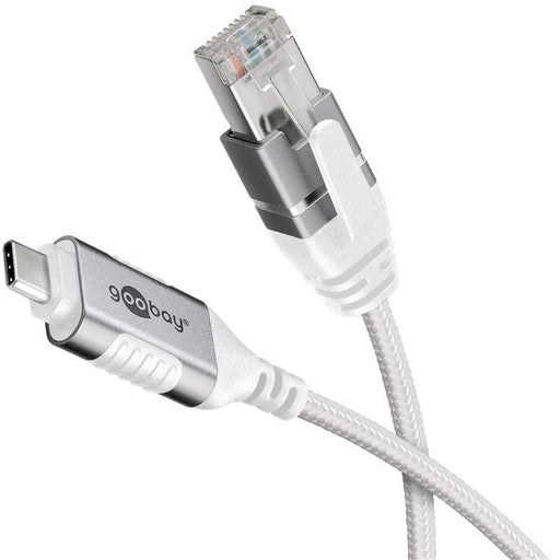EAN 4040849743894 - Goobay 74389 cambiador de género para cable USB 3.1 type A RJ45 Blanco imagen 2