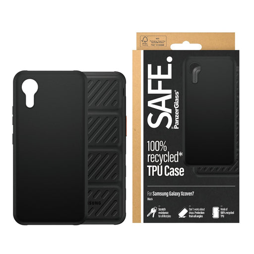 EAN 5715685012419 - PanzerGlass SAFE. by ® TPU Case Black Samsung Galaxy Xcover7 funda para teléfono móvil Negro imagen 2