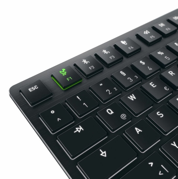 EAN 4025112098710 - CHERRY KW X ULP teclado Hogar / Oficina USB + RF Wireless + Bluetooth QWERTZ Suizo Negro imagen 9
