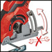 EAN 4006825646054 - Einhell TC-CS 89 8,9 cm Negro, Rojo, Plata 7200 RPM 600 W imagen 4