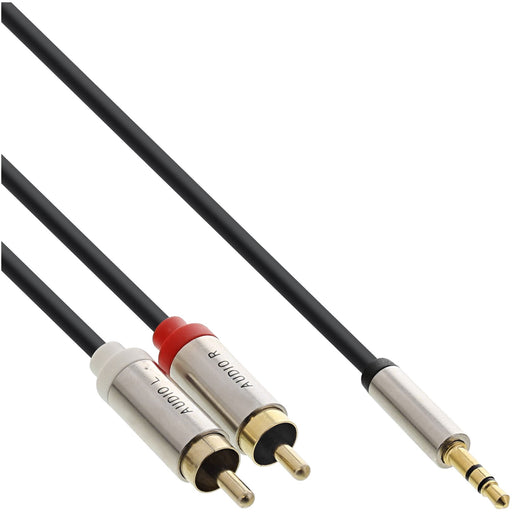 EAN 4043718269631 - InLine S-99241 cable de audio 1 m 3,5mm 2 x RCA Negro, Plata imagen 2