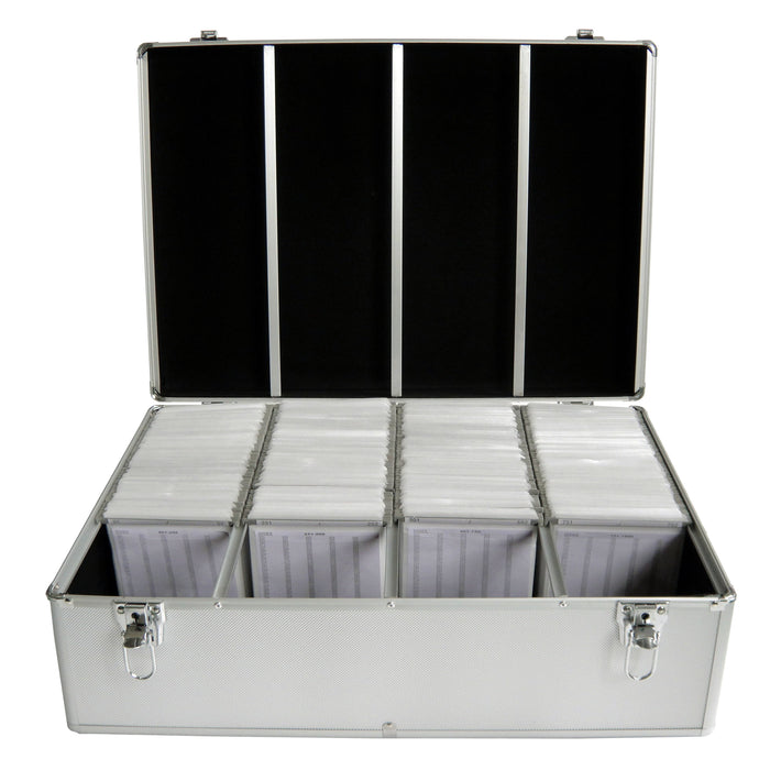 EAN 4260057124241 - MediaRange BOX78 funda para discos ópticos Maleta rígida 1000 discos Plata imagen 3