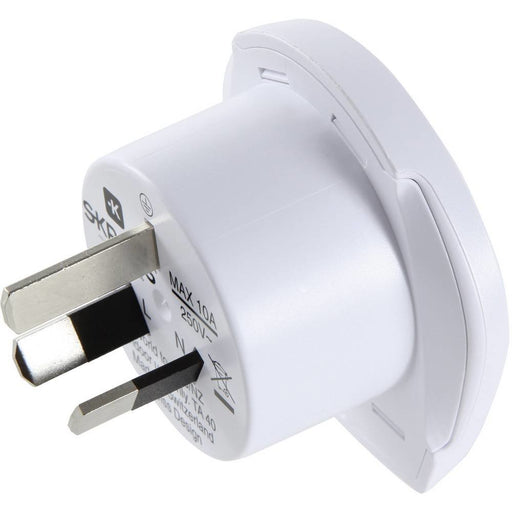 EAN 7640166320210 - Skross 1.500222-E adaptador de enchufe eléctrico Tipo I (AU) Universal Blanco imagen 2