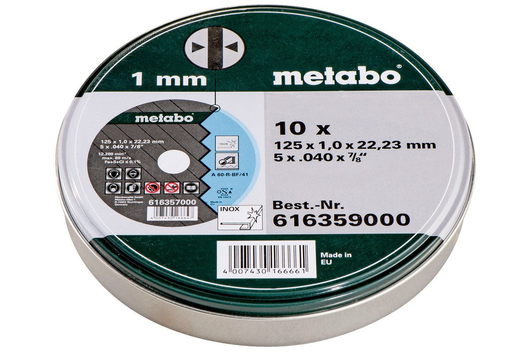 EAN 4007430166661 - Metabo 616359000 accesorio para amoladora angular Corte del disco imagen 1