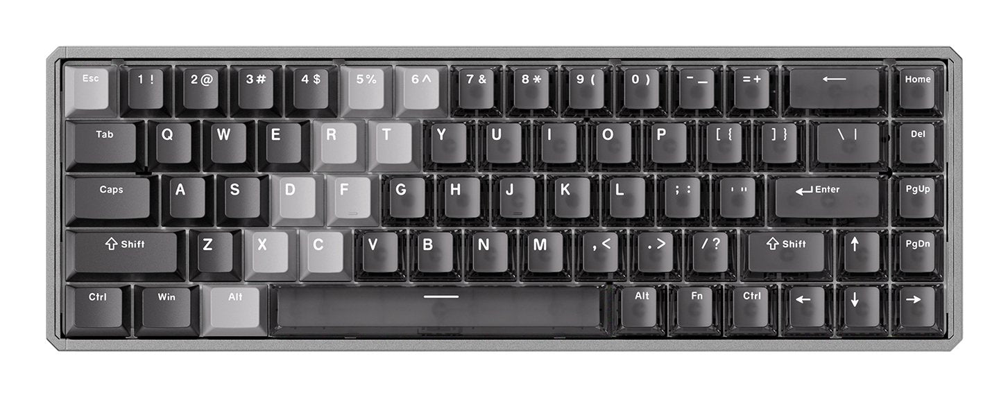EAN 6978414653881 - Akko MOD68 HE teclado Juego USB + RF Wireless + Bluetooth QWERTY Inglés de EE. UU. Gris imagen 1