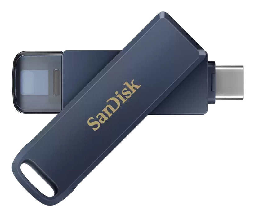 EAN 0619659211844 - SanDisk iXpand unidad flash USB 64 GB USB Type-C / Lightning 3.2 Gen 1 (3.1 Gen 1) Azul imagen 1